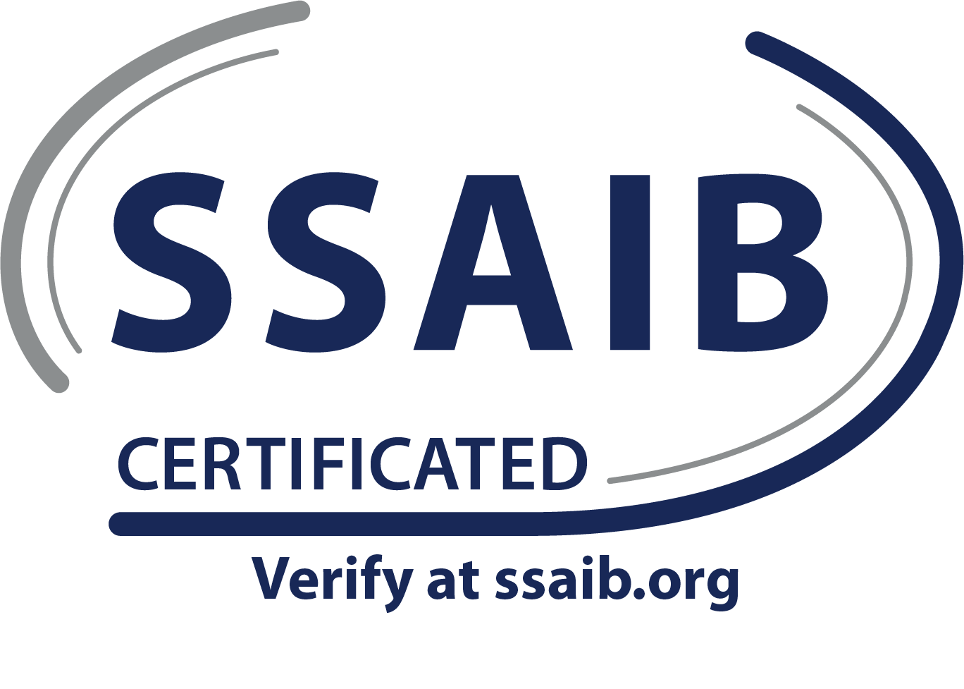 SSAIB Certificated - Verify at ssaib.org